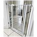 Safetots Cancelletto Di Sicurezza Extra Alto In Metallo Con Chiusura A Pressione, 75cm - 82,6cm, Bianco, 104cm Di Altezza - Foto miniatura 2