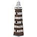 Mensola Lighthouse In Legno E Metallo Marrone 40x35x123h Cm - Foto miniatura 1