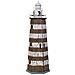 Mensola Lighthouse In Legno E Metallo Marrone 40x35x123h Cm - Foto miniatura 2