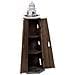 Mensola Lighthouse In Legno E Metallo Marrone 40x35x123h Cm - Foto miniatura 5