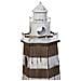 Mensola Lighthouse In Legno E Metallo Marrone 40x35x123h Cm - Foto miniatura 6
