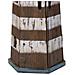 Mensola Lighthouse In Legno E Metallo Marrone 40x35x123h Cm - Foto miniatura 7
