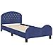 Struttura letto bambini con testata Blu Polizia 90 x 190 cm - Foto miniatura 4