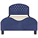Struttura letto bambini con testata Blu Polizia 90 x 190 cm - Foto miniatura 5