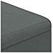 Pouf contenitore Grigio scuro 60 x 60 x 45 cm Tessuto - Foto miniatura 7