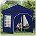 Tenda per feste a pop-up 192 x 192 x 245 cm Blu - Foto miniatura 3