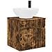 Mobile lavabo da parete Rovere Fumo 49 x 44,5 x 66,5 cm - Foto miniatura 1