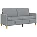 Divano con Storage Grigio Chiaro 172 x 78 x 87 cm Poliestere - Foto miniatura 1