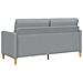 Divano con Storage Grigio Chiaro 172 x 78 x 87 cm Poliestere - Foto miniatura 5
