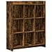 Libreria Rovere Fumo 87,5 x 30 x 111 cm Legno ingegnerizzato - Foto miniatura 1