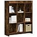 Libreria Rovere Fumo 87,5 x 30 x 111 cm Legno ingegnerizzato - Foto miniatura 2