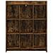Libreria Rovere Fumo 87,5 x 30 x 111 cm Legno ingegnerizzato - Foto miniatura 3