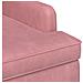 Loveseat con bottoni imbottiti Rosa 111 x 65 x 79 cm Velluto - Foto miniatura 6