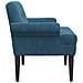 Loveseat con bottoni imbottiti Blu 120 x 66 x 78 cm Velluto - Foto miniatura 4