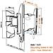BASE 25 S TURN 120 Supporto a Parete per schermi LCD / LED / PLASMA 19-37'' Portata Max 20Kg - Foto miniatura 2