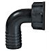 PRRAC1X19C Raccordo Scanalato Gomito Plastica 1" / 19 - Foto miniatura 1