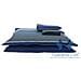 Copripiumino Sacco Piumone In 100% Cotone Disegno Garda Singolo Blu - Foto miniatura 1