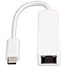 vers ADATTATORE USB-C A ETHERNET USB-C (M) A ETHERNET (F) BIANCO - Foto miniatura 1