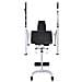 Panca Multifunzione Con Rack Bilanciere E Set Manubri 120 Kg - Foto miniatura 3