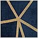 Tappeto Trama Geometrica Blu / oro 80 X 150 Cm Havza - Foto miniatura 8