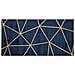 Tappeto Trama Geometrica Blu / oro 80 X 150 Cm Havza - Foto miniatura 9