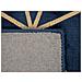Tappeto Trama Geometrica Blu / oro 80 X 150 Cm Havza - Foto miniatura 11