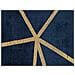 Tappeto Trama Geometrica Blu / oro 80 X 150 Cm Havza - Foto miniatura 10