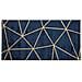 Tappeto Trama Geometrica Blu / oro 80 X 150 Cm Havza - Foto miniatura 7