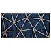 Tappeto Trama Geometrica Blu / oro 80 X 150 Cm Havza - Foto miniatura 6
