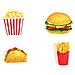 Stampo In Silicone Per Pasta Polimerica - Junk Food - 20 X 13 Cm - Foto miniatura 2