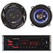 Clementine 8440 4x45w Usb Sd Aux 12v Lettore Mp3 Per Auto Mp3 Con Set Di 2 Altoparlanti Per Auto Coassiali Hifi500, 100w, 12,7 Cm - Foto miniatura 1