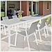 Tavolo Allungabile 160/240x100x75 Cm Houston Bianco Bianco - Foto miniatura 2