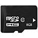 Scheda Di Memoria Micro Sdhc Da 8 Gb Classe 10, Nero - Foto miniatura 3