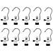 Appendiabiti Con Clip Acciaio Inossidabile   10-pack - Foto miniatura 9
