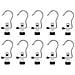 Appendiabiti Con Clip Acciaio Inossidabile   10-pack - Foto miniatura 1