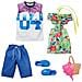 Barbie And Ken Tropical Fashion Pack Hbv72 Barbie Assortito - Foto miniatura 1