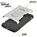 Custodia Defender Shell Alta Protezione Antiscivolo Magnetica Per Samsung Galaxy S7 G930 Silver - Foto miniatura 5