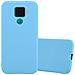 Custodia Compatibile Con Huawei Mate 30 Lite In Candy Blu - Coperchio Protettivo In Silicone Tpu Flessibile - Foto miniatura 1