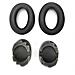 Cuscinetti Auricolari Per Sony Mdr-1000x Wh-1000xm2 1 Paio Nero - Foto miniatura 11