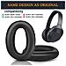 Cuscinetti Auricolari Per Sony Mdr-1000x Wh-1000xm2 1 Paio Nero - Foto miniatura 2