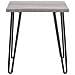 Owen Tavolino Quadrato In Truciolare Laminato Rovere Grigio - Foto miniatura 2