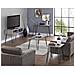Owen Tavolino Quadrato In Truciolare Laminato Rovere Grigio - Foto miniatura 3