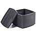 Salottino Outdoor Bacco - Set Salotto Da Esterno 4 Posti Made In Italy, Nero Antracite - Foto miniatura 9