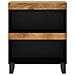 Credenza 60x33x75 Cm In Legno Massello Di Mango - Foto miniatura 3