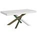 Tavolo Allungabile 90x180/440 Cm Volantis Telaio Gambe 4 Colori (a) - Bianco Frassino - Foto miniatura 1