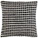 Set Di 2 Cuscini Yoncali Cotone 45 X 45 Cm Nero Trama A Scacchi - Foto miniatura 3