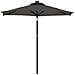 Ombrellone Giardino Con Palo In Acciaio Antracite 225x225x212cm - Foto miniatura 3