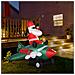 Babbo Natale Gonfiabile su Aereo 160cm con Luci LED Integrate, Decorazione Natalizia da Esterno - Foto miniatura 2