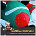 Babbo Natale Gonfiabile su Aereo 160cm con Luci LED Integrate, Decorazione Natalizia da Esterno - Foto miniatura 6