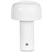 Lampada Da Tavolo Senza Fili A Led Besos Con Dimmer Metallo Bianco - Foto miniatura 2
